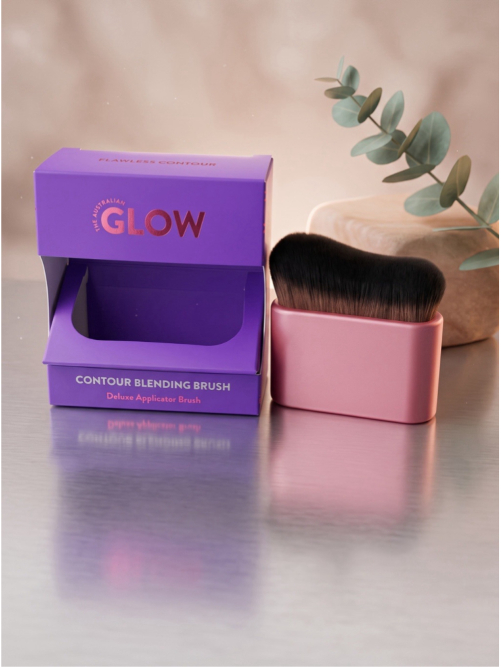 Australian Glow Contour Blending Brush Deluxe Self Tanner Applicator New in Box